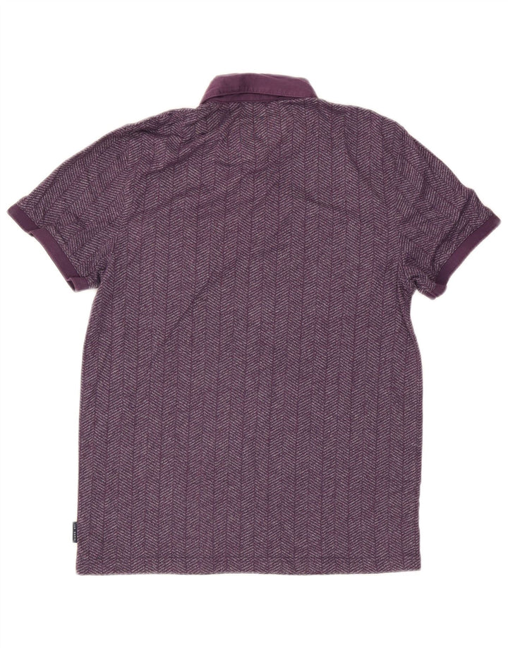 Ted Baker - Polo para hombre, talla 3, mediana, color morado