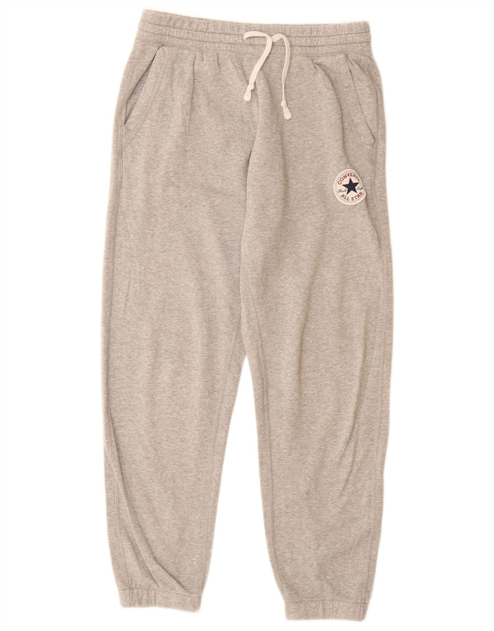 CONVERSE Pantalones de chándal para hombre Joggers Small Grey Moteado de algodón