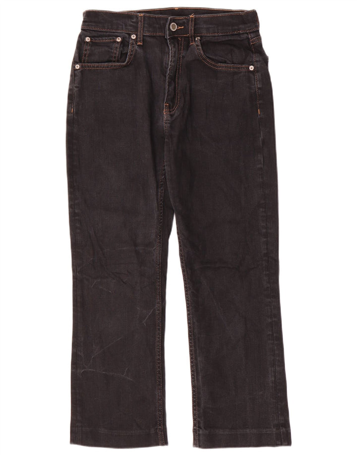 Zara Jeans Cortos Para Mujer EU 38 Small W28 L25 Negro