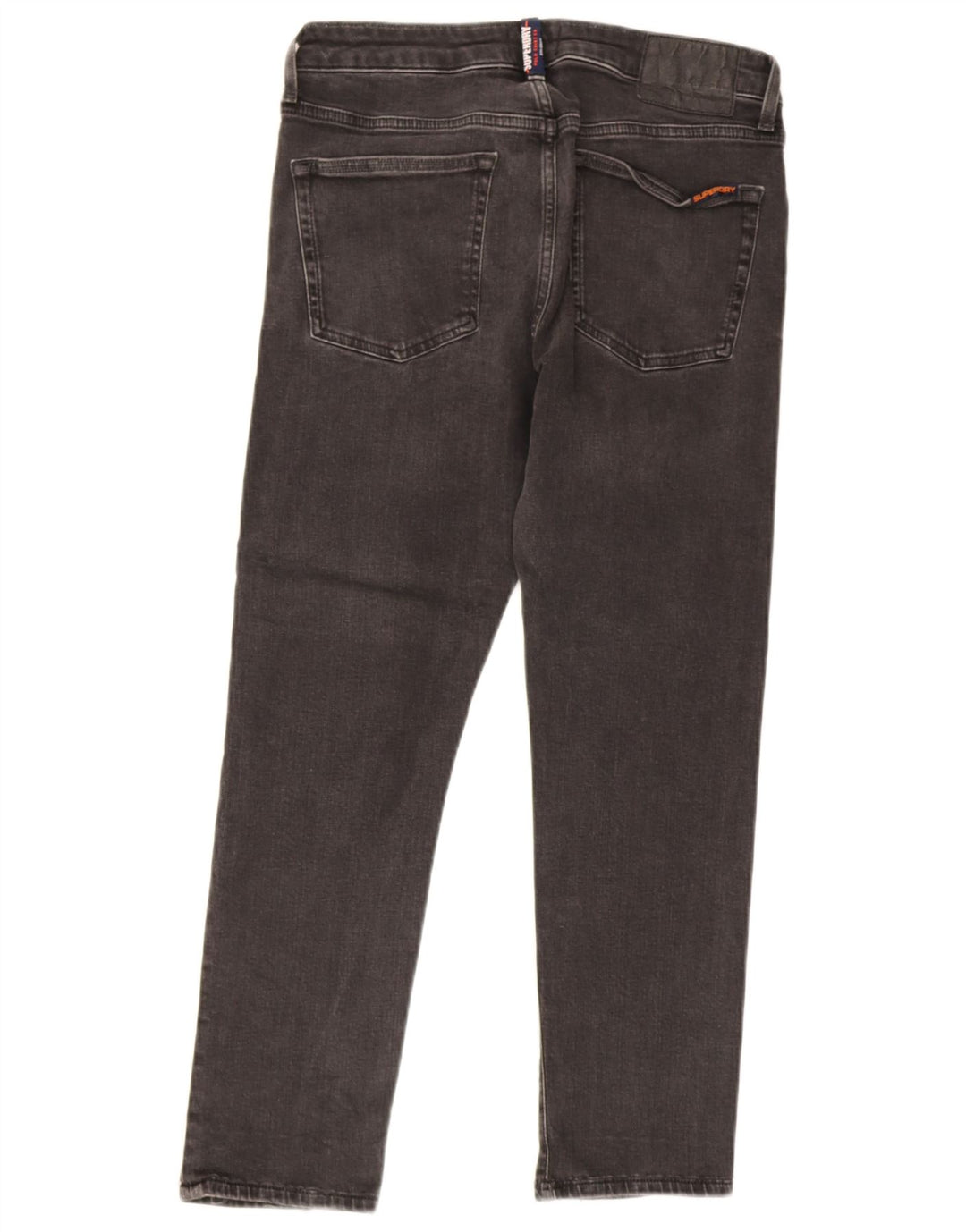 Vaqueros Superdry Crop Slim para mujer W32 L25 Algodón gris