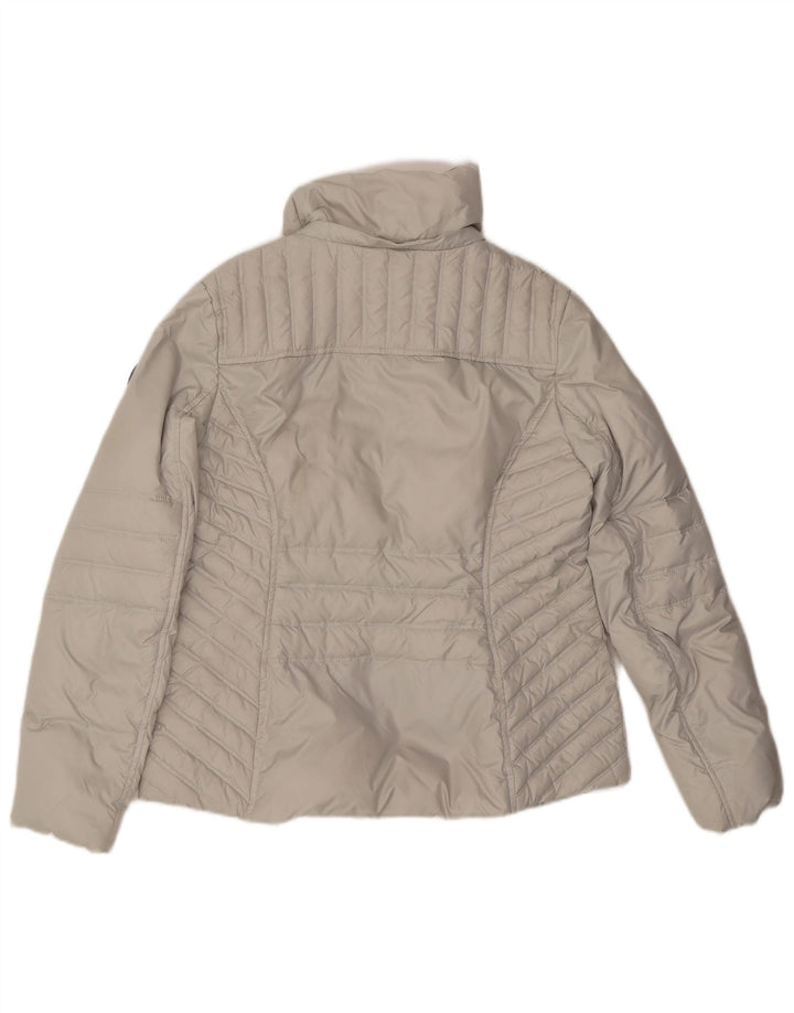Guess Chaqueta Acolchada Mujer UK 46 Grande Gris