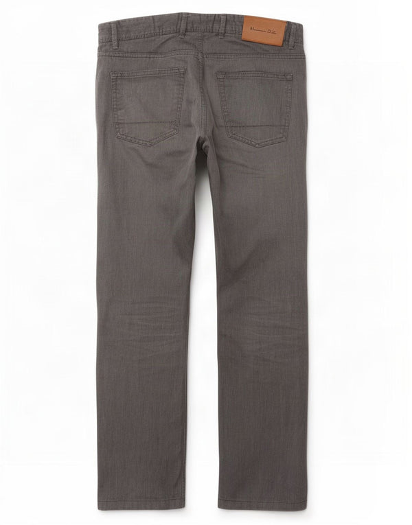 Massimo Dutti Pantalones Casual Fit Hombre EU 40 Medium W31 L28 Gris