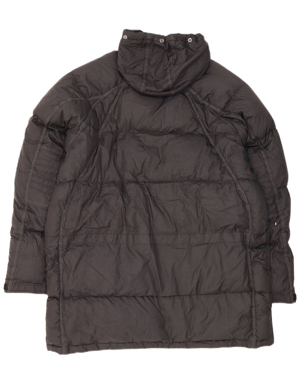 Nike Abrigo acolchado con capucha para hombre UK 44 2XL Poliéster negro