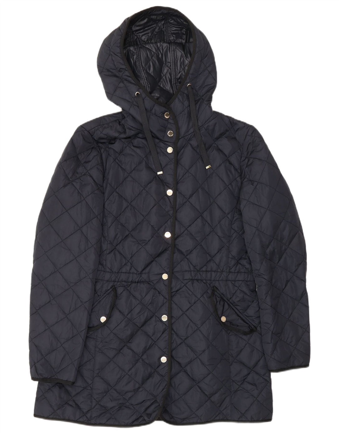 Massimo Dutti Chaqueta Acolchada Mujer UK 40 XL Azul Marino