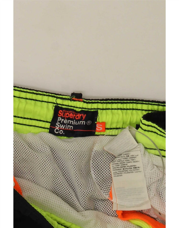 Superdry Bañador Corto Para Hombre Pequeño Poliéster Negro