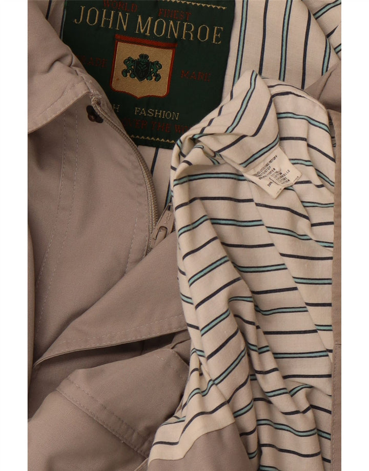 JOHN MONROE Chaqueta utilitaria para hombre UK 42 XL Poliéster gris