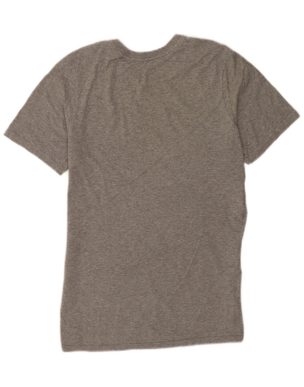 Camiseta Nike de corte atlético para hombre, talla pequeña, gris moteado
