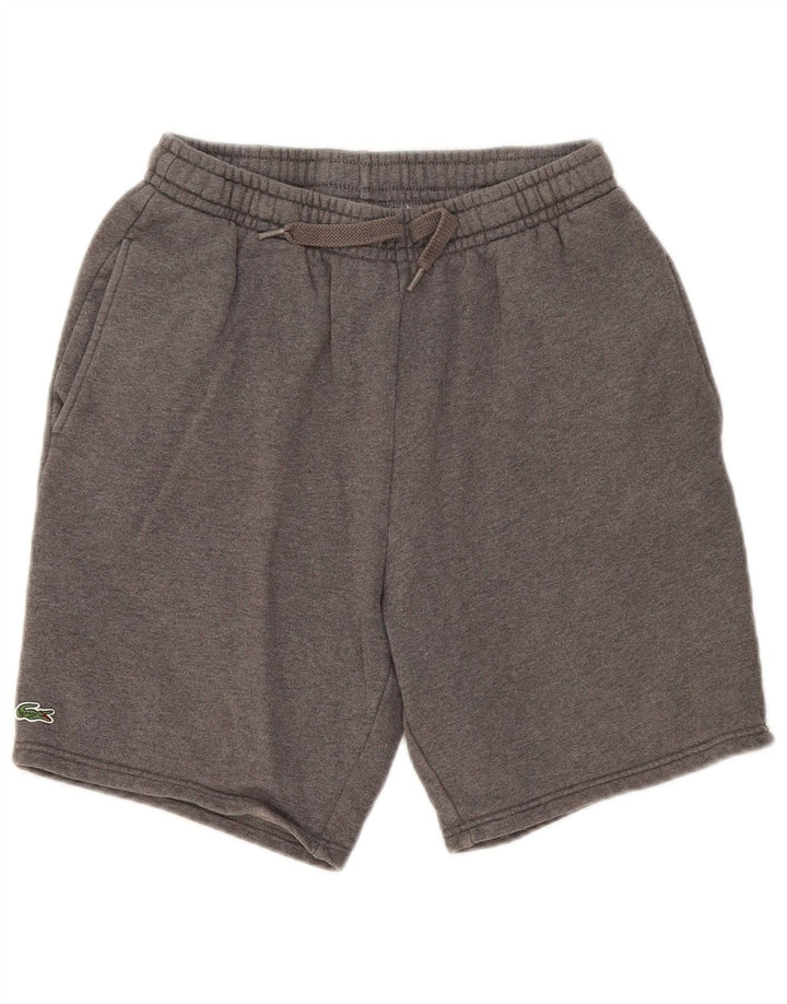 Pantalones cortos deportivos para hombre Lacoste Talla 4 Algodón moteado gris medio