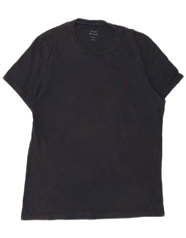 Camiseta Jack Wills Hombre Top Medium Azul Marino Algodón