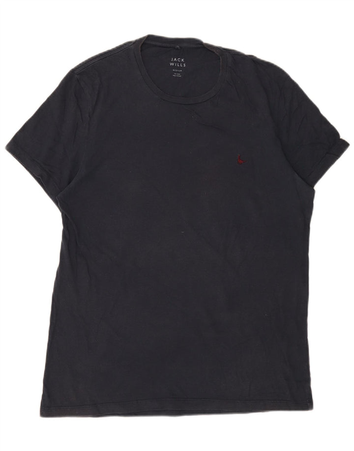 Camiseta Jack Wills Hombre Top Medium Azul Marino Algodón