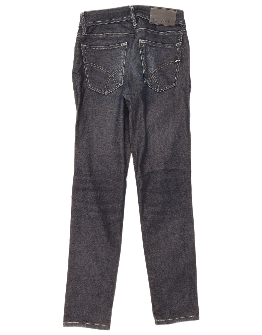 Vaqueros Slim Mujer Gas W28 L29 Azul Marino Algodón