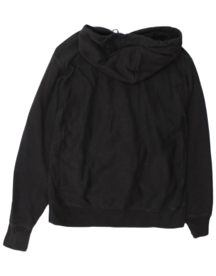 Champion Sudadera con capucha para hombre Jersey mediano de algodón negro
