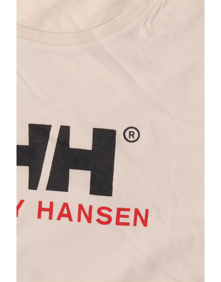 Helly Hansen - Camiseta gráfica para hombre, talla grande, color blanco