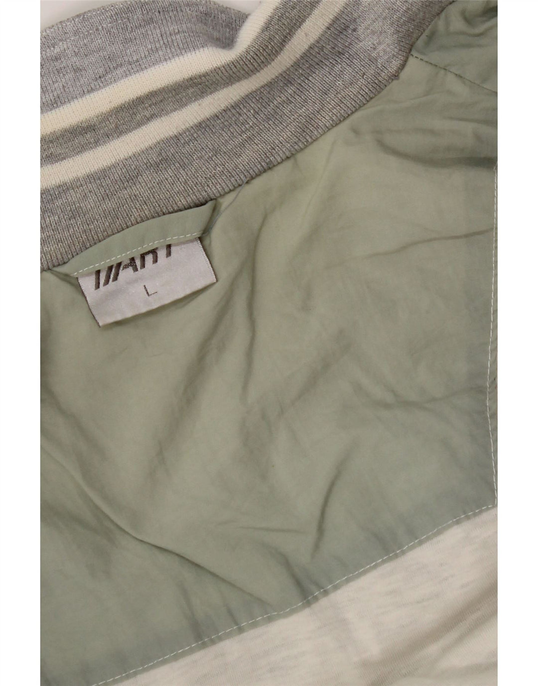 VINTAGE Chaqueta superior de chándal para hombre Bloque de color verde grande