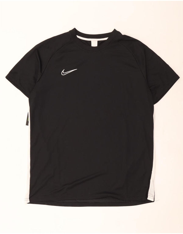 Nike - Camiseta Dri Fit para hombre, talla 2XL, color negro, poliéster