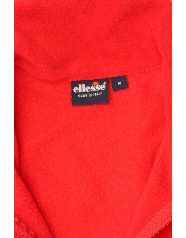 Jersey polar con cuello y cremallera para hombre Ellesse Rojo mediano