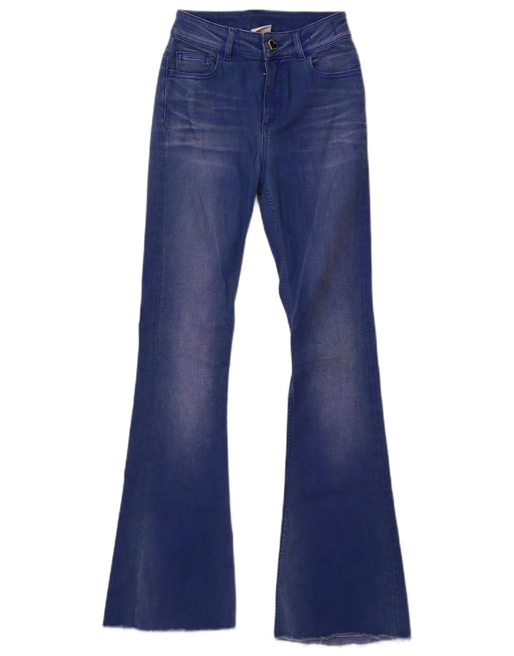 Vaqueros Acampanados Mujer Twinset W26 L30 Azul Algodón