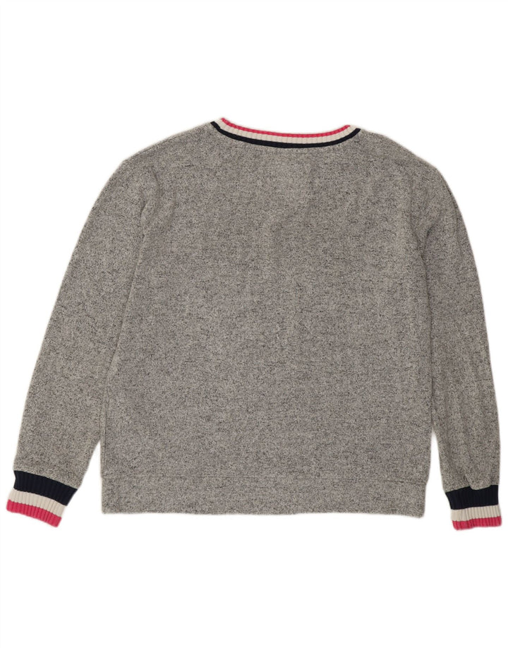 SUPERDRY Sudadera gráfica para mujer Jumper UK 42 Viscosa gris medio