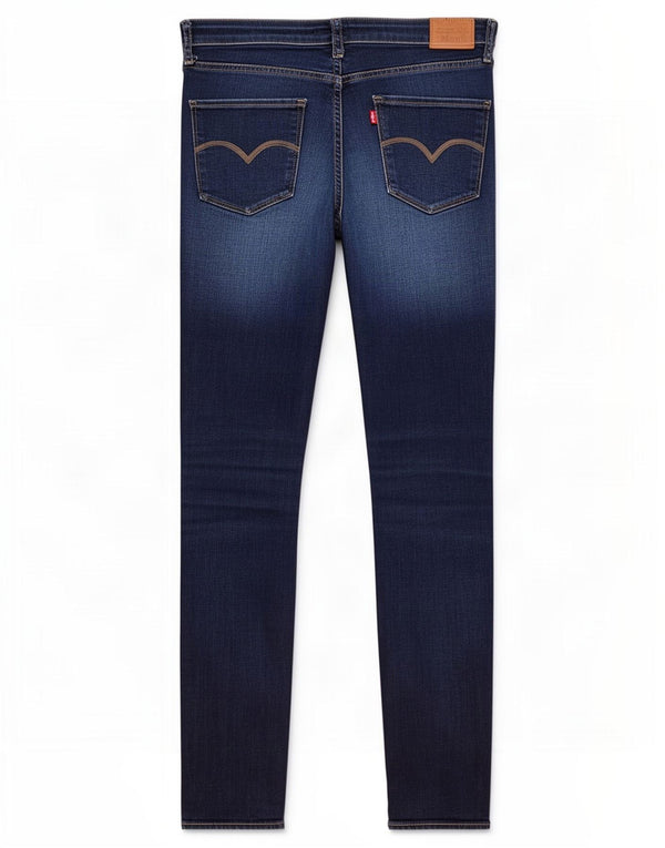 Levi's Vaqueros pitillo de talle alto 721 para mujer W32 L32 Algodón azul