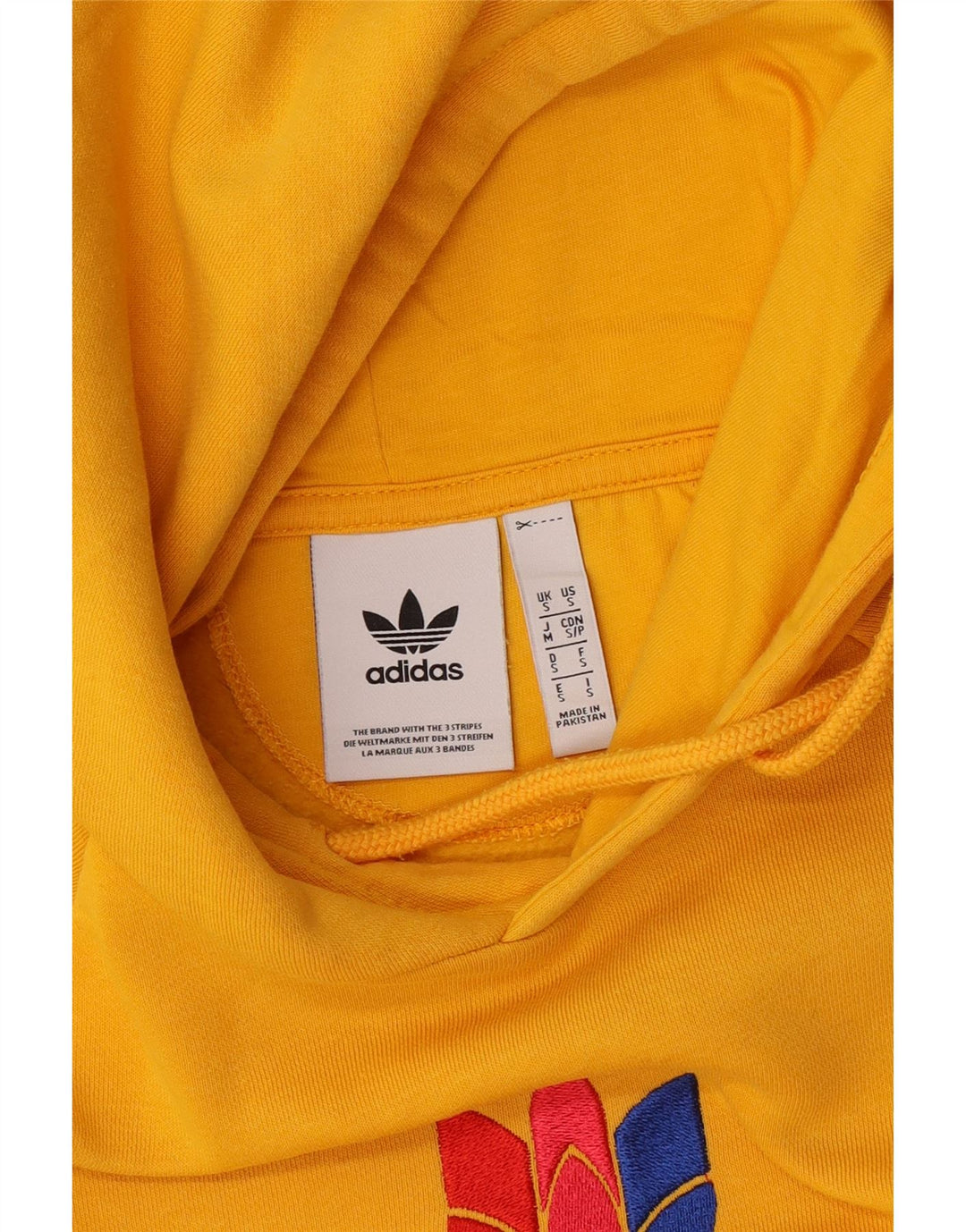 Adidas Hombre Sudadera Con Capucha Jumper Pequeño Amarillo