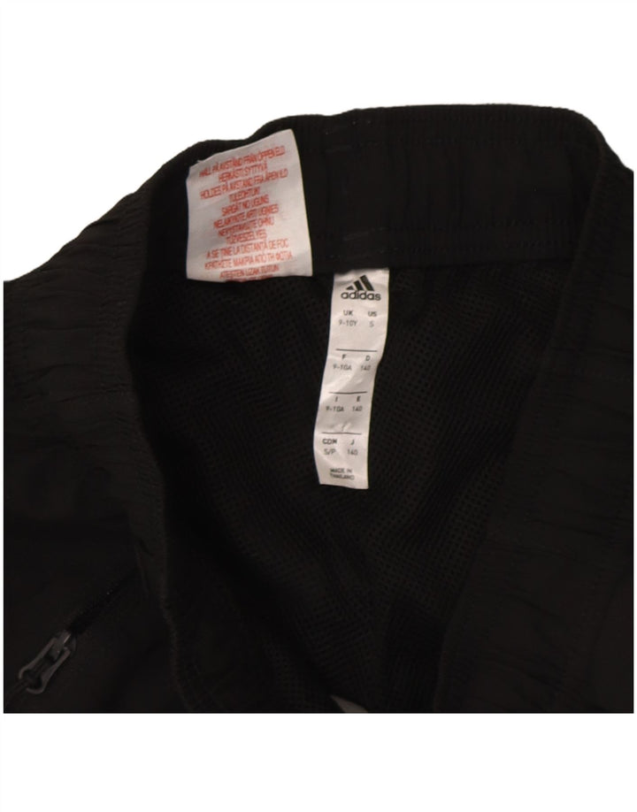 Adidas Bermudas para niño, pantalones cortos deportivos, 9-10 años, negro, poliéster