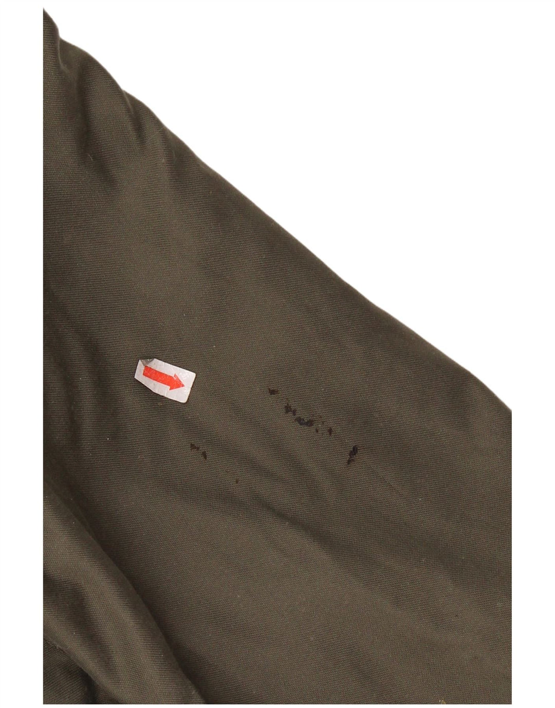 Vintage hombres con capucha chaqueta parka militar Reino Unido 38 medio caqui