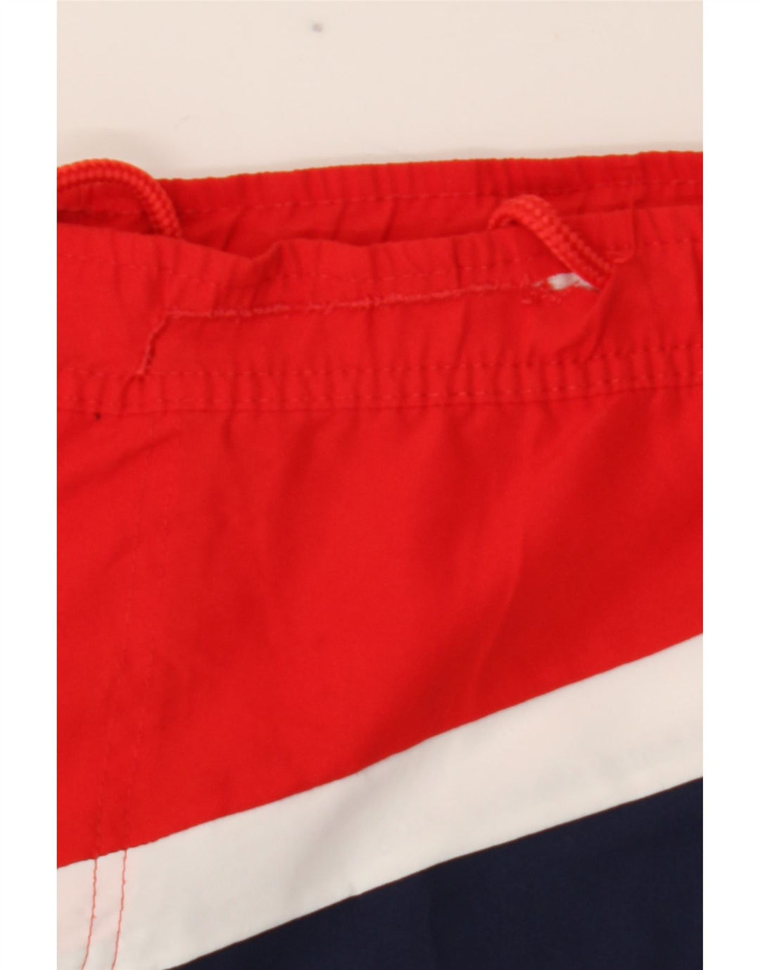 Fila Mens Graphic Bañador Shorts Pequeño Azul Colorblock Poliéster