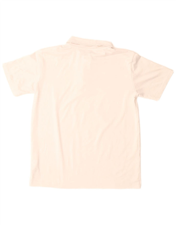 Reebok Polo para niño 14-15 años Grande Blanco Poliéster