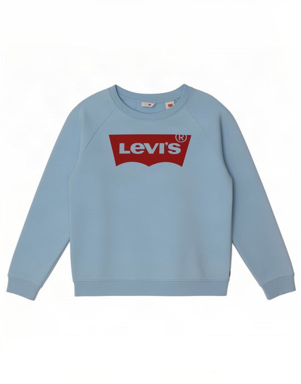 Levi's Sudadera extragrande con estampado gráfico para hombre UK 6 XS Algodón azul