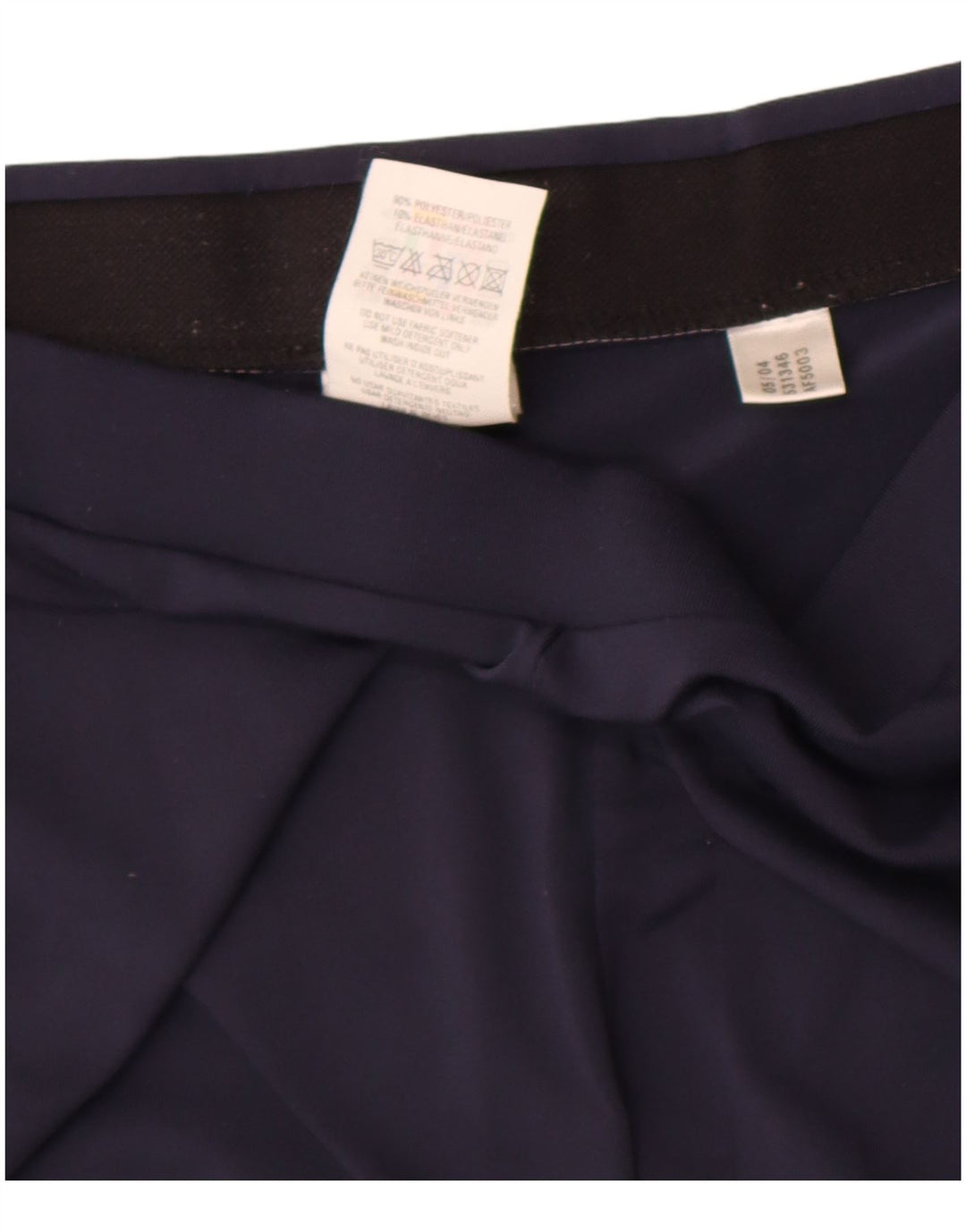 Adidas Mujer Climalite Sport Shorts UK 12 Medio Azul Marino Poliéster