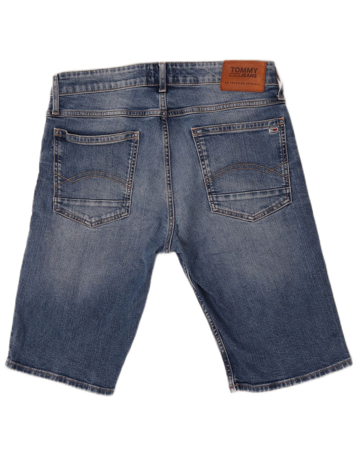 Tommy Hilfiger Shorts De Mezclilla Para Hombre W32 Algodón Azul Medio