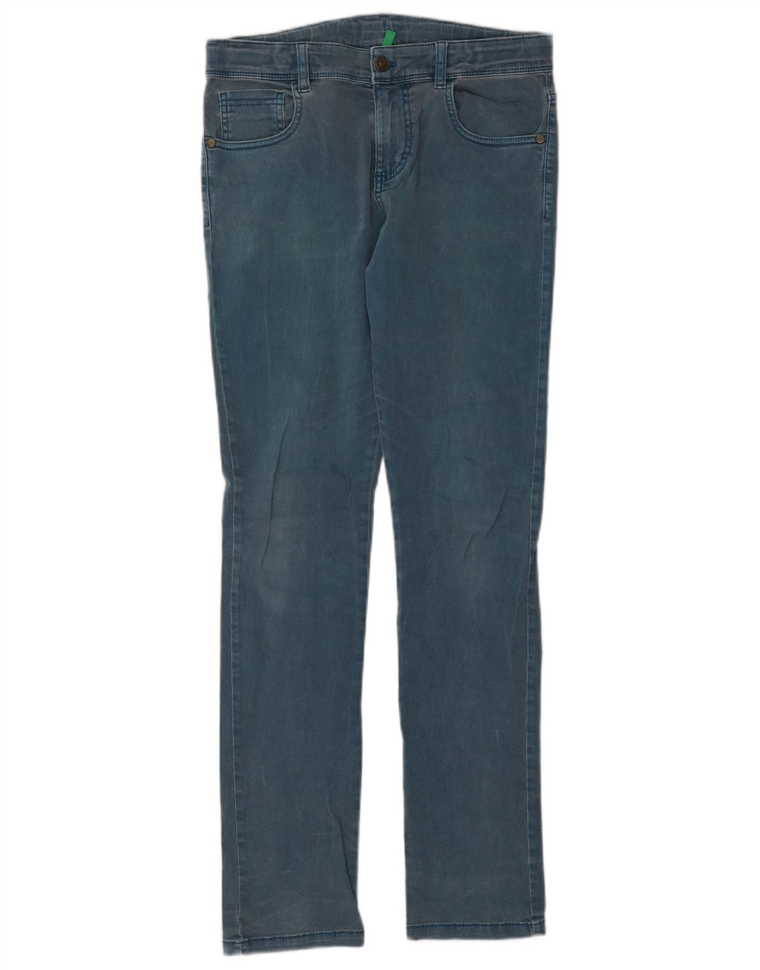 Benetton Vaqueros Slim para Niño 15-16 Años W30 L31 Azul