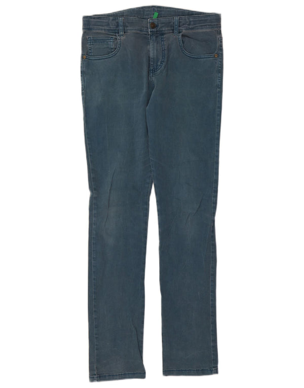 Benetton Vaqueros Slim para Niño 15-16 Años W30 L31 Azul