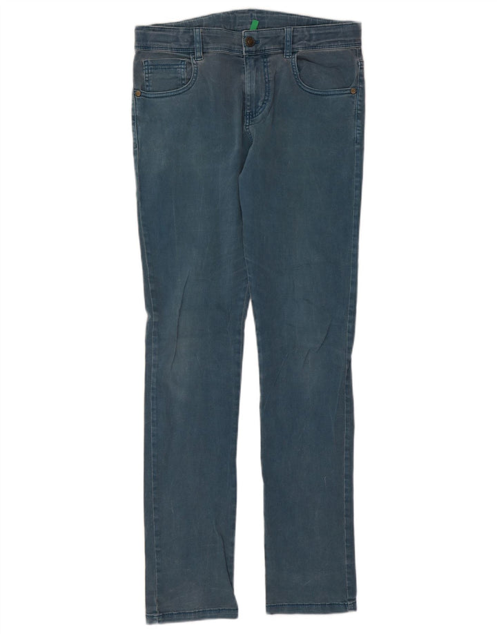 Benetton Vaqueros Slim para Niño 15-16 Años W30 L31 Azul
