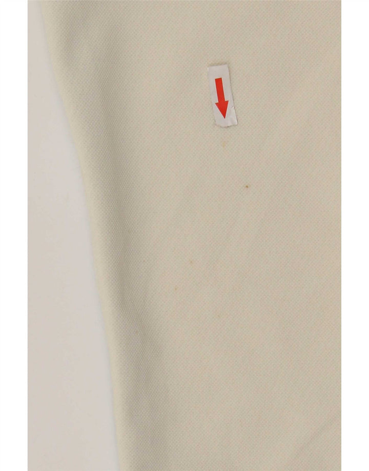 Mizuno Pantalones Casuales Rectos Para Hombre W32 L32 Poliéster Blanco