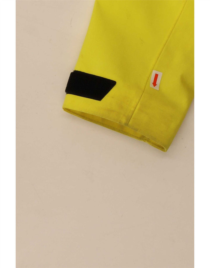 Superdry Chaqueta impermeable con capucha para mujer, Reino Unido 40, Poliéster amarillo medio