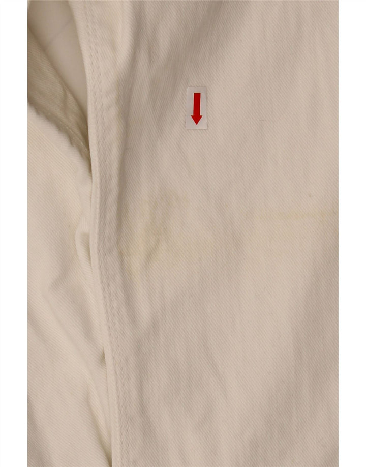 GAS Vaqueros Sueltos para Hombre Medium W32 L29 Algodón Blanco