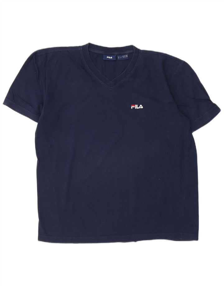 FILA Camiseta Hombre Top Medium Azul Marino Algodón