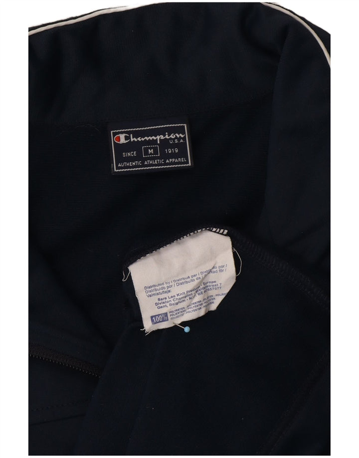 CHAMPION Chaqueta superior de chándal para hombre Poliéster azul marino mediano