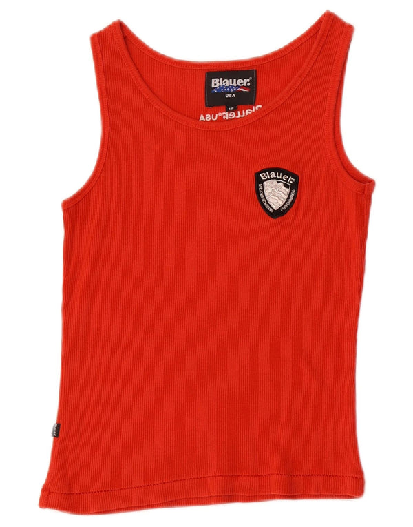 Blauer Camiseta sin mangas para niño 11-12 años Algodón rojo