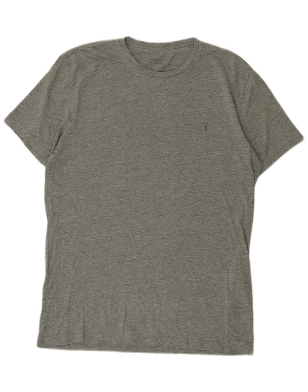 Camiseta All Saints Hombre Top Algodón Verde Medio