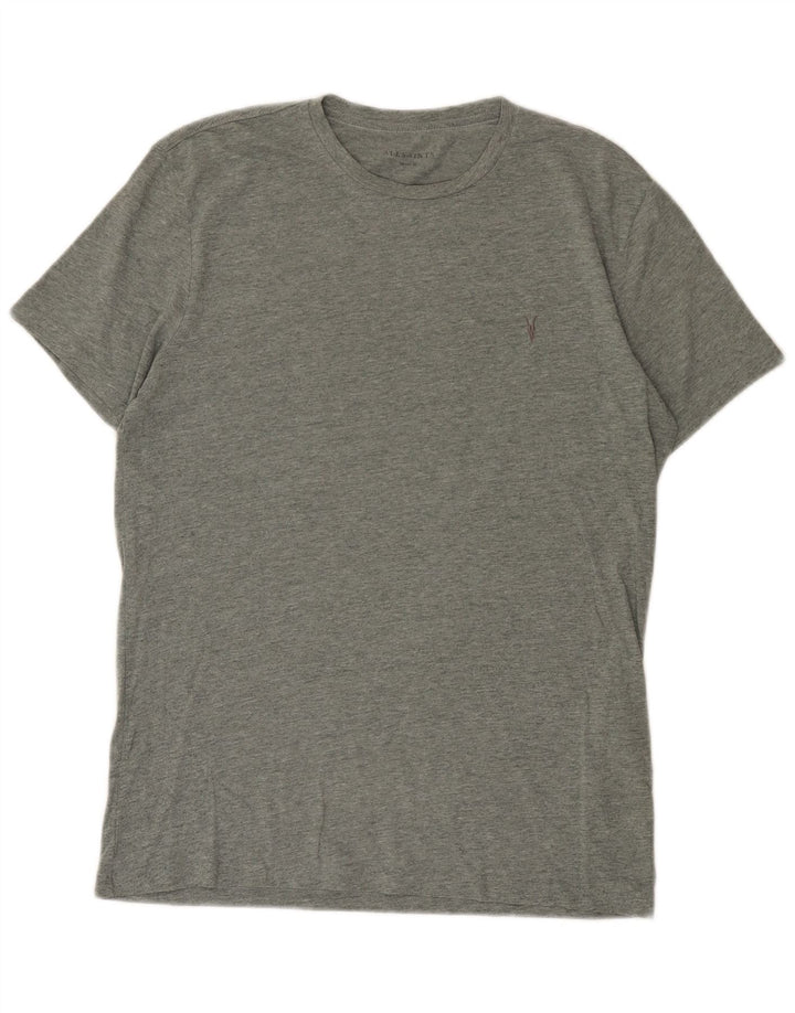Camiseta All Saints Hombre Top Algodón Verde Medio