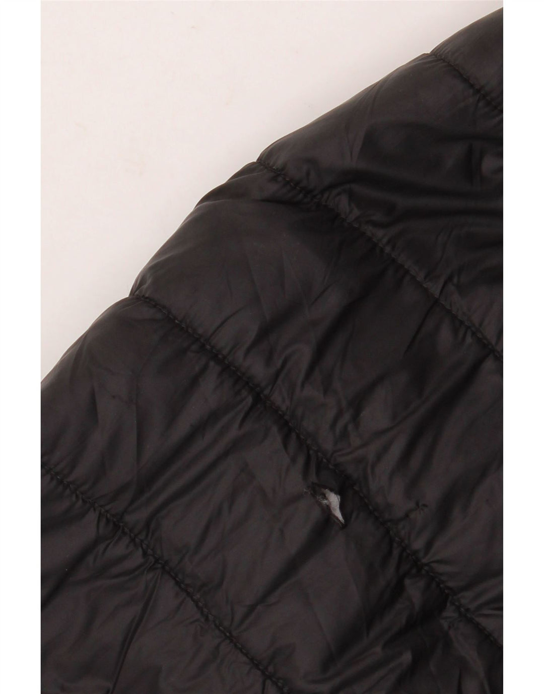 ZARA Chaqueta Acolchada Hombre ES 44 2XL Nylon Negro