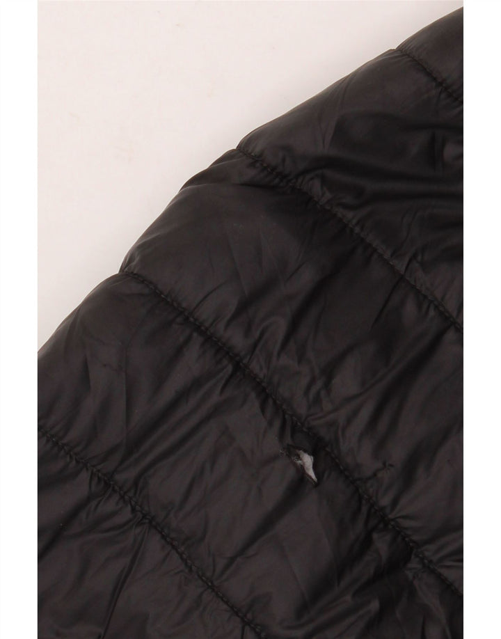 ZARA Chaqueta Acolchada Hombre ES 44 2XL Nylon Negro