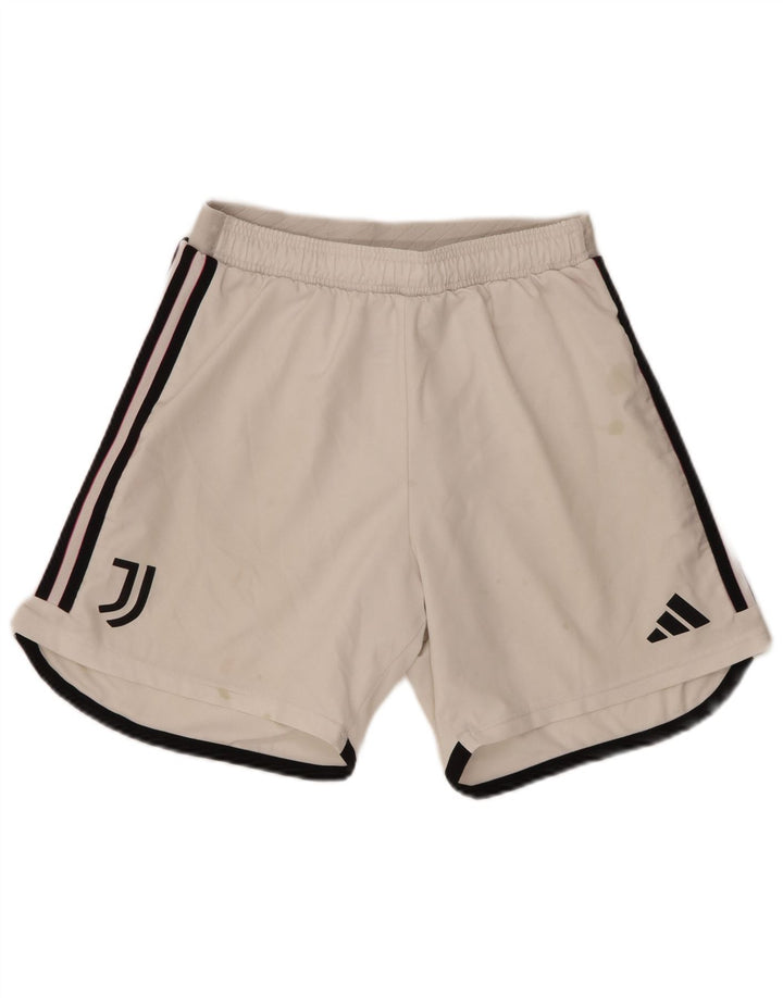 Adidas Mens Juventus Sport Shorts Medio Blanco Poliéster