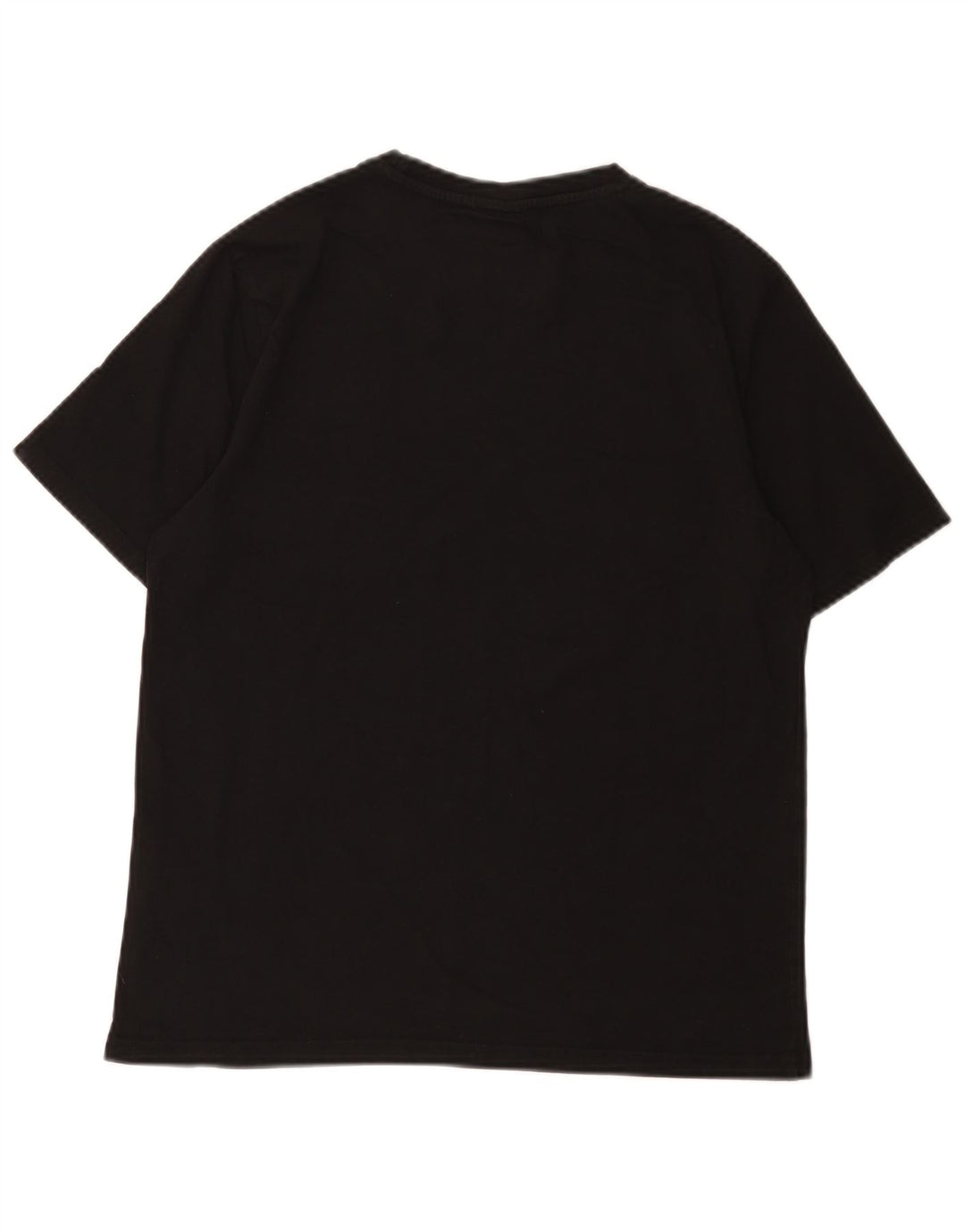 Ellesse - Camiseta gráfica para hombre, talla pequeña, algodón negro