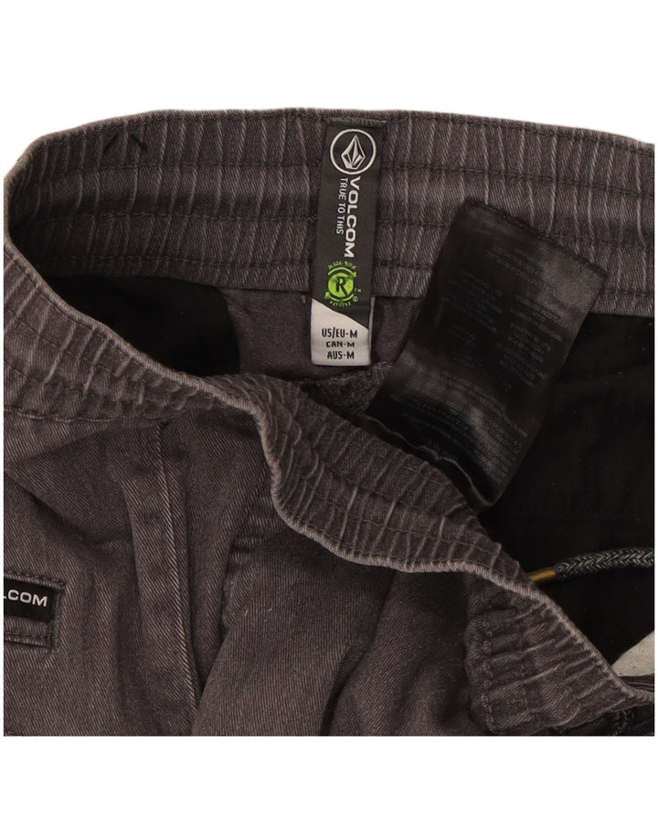 Pantalón chino Volcom Joggers para mujer mediano W30 L27 algodón gris