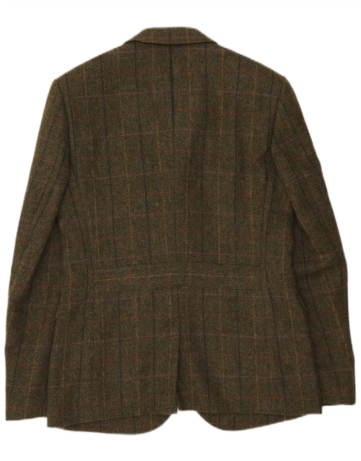 Jack Wills Chaqueta tipo blazer de 3 botones para hombre UK 38 Lana verde medio