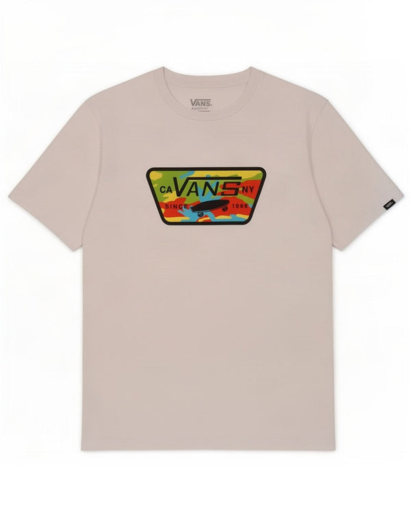 Vans Camiseta gráfica de ajuste clásico para niños 14-15 años XL Blanco
