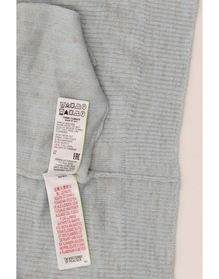 Marks & Spencer - Cárdigan extragrande para mujer, talla 40, talla grande, color azul